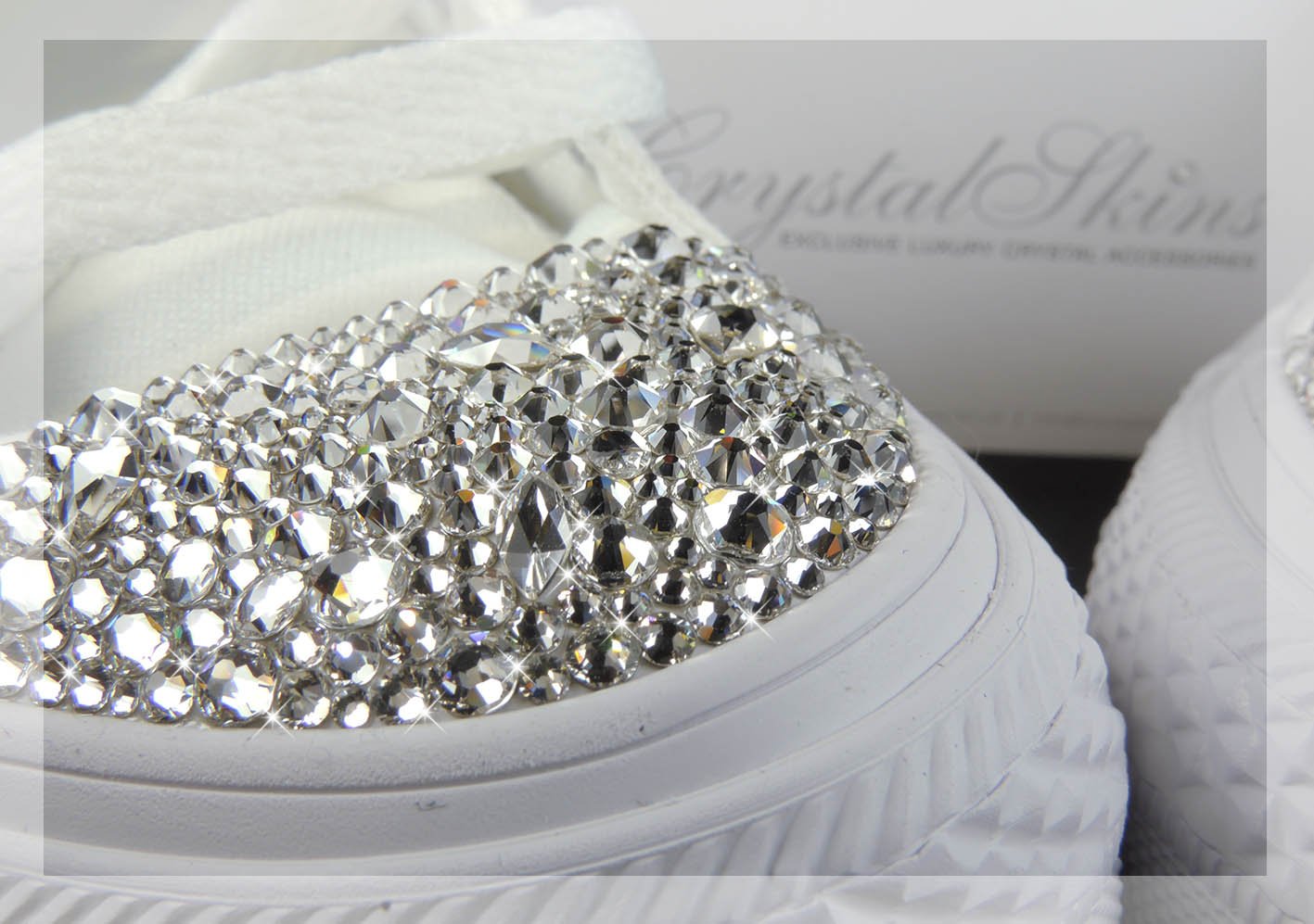 Converse with on sale jewelled toes